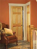 Rustic Pine Interior 6-Panel Door