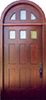 Spanish Cedar Full Arch Exterior Wood Door
