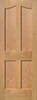 Alder Eyebrow 4-Panel Interior Door