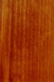 Knotty Pine doors with "FC 102 Royal Cherry" finish
