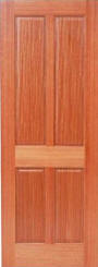 Traditional4Panel_African MahoganyDoor