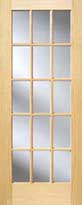 Pine 15-Lite Full View Interior Door