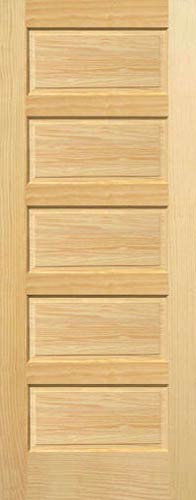 Pine Horizontal 5-Panel Wood Interior Door Pine Horizontal 5-Panel Wood Interior Door