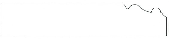 3575 Plinth 1.375" x 7.250" x 3.750"