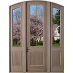 SIG-Series TDL 8-Lite Arch-Top Front Door with Sidelites