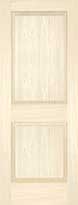 Poplar 2-Panel Interior Door